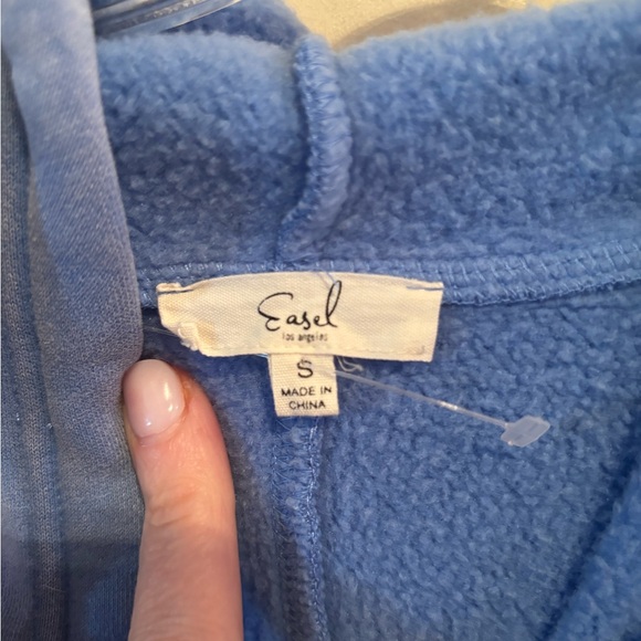 Anthropologie Easel Blue Star and Stripe Hoodie - Picture 3 of 4